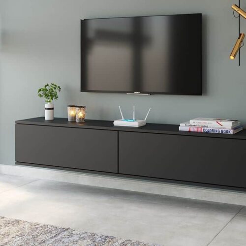 מזנון צף לסלון יוקרתי – דגם איילנד בארבעה צבעים לבחירה