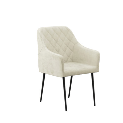 כורסת קטיפה מרופדת דגם קרוז