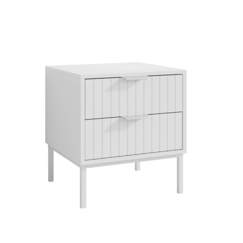 שידת לילה מודרנית עם שתי מגירות דגם טייל מגוון צבעים לבחירה