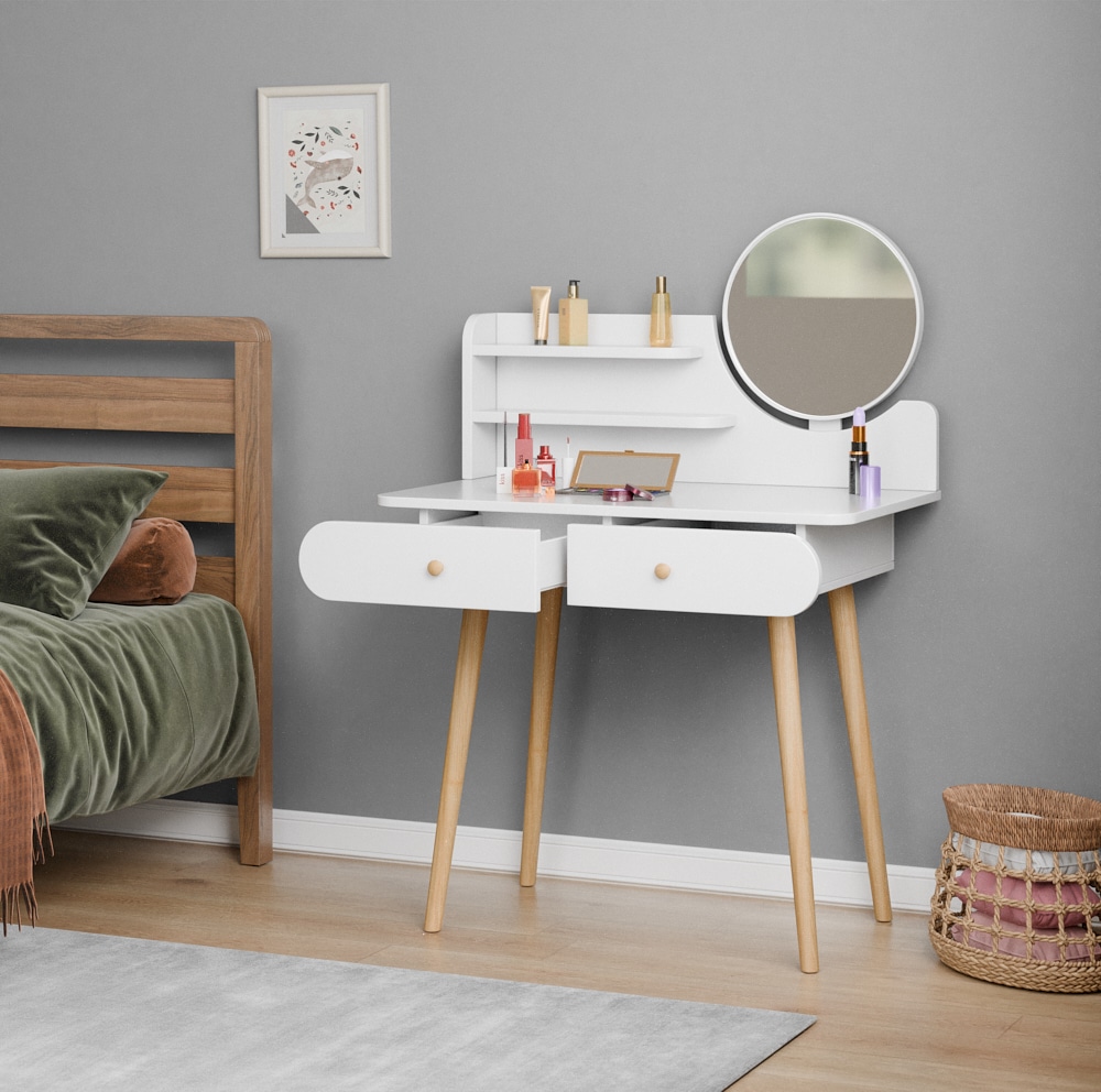 שידת איפור מודרנית דגם הורן שידת איפור מודרנית דגם הורן